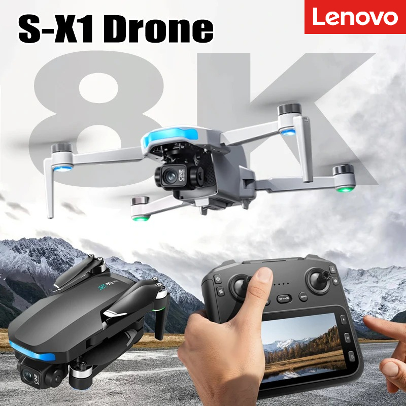 Drone Kit Professional - Дрон Lenovo S-X1 8K HD профессиональный,