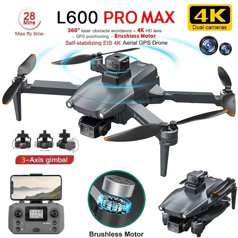 Drone Kit Professional - L600 PRO MAX GPS Дрон Профессиональный