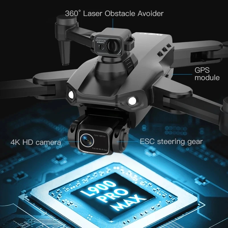 L900 Pro MAX GPS Дрон 4K Профе – обзор и цена Drone Kit Professional