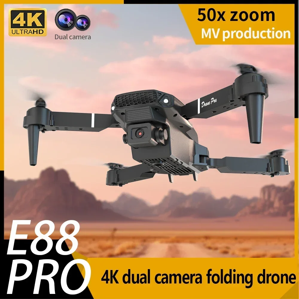 Мини-дрон E88 с камерой 4K HD, – обзор и цена Drone Kit Tricopter