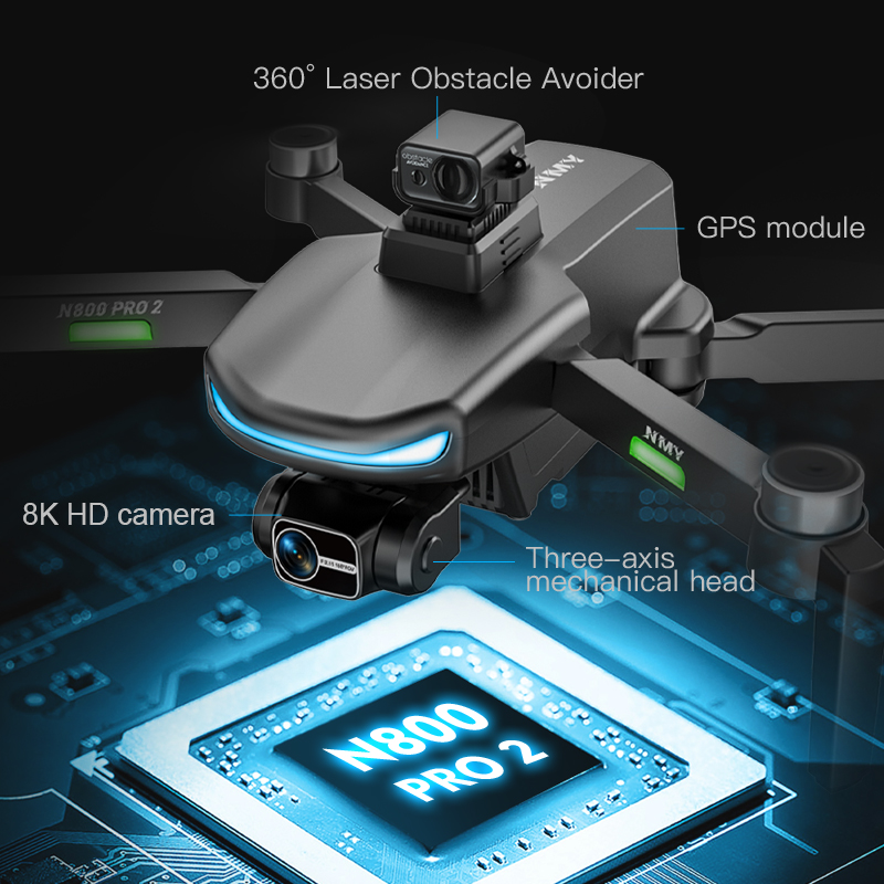 Профессиональный GPS-дрон N800 – обзор и цена Drone Kit Professional